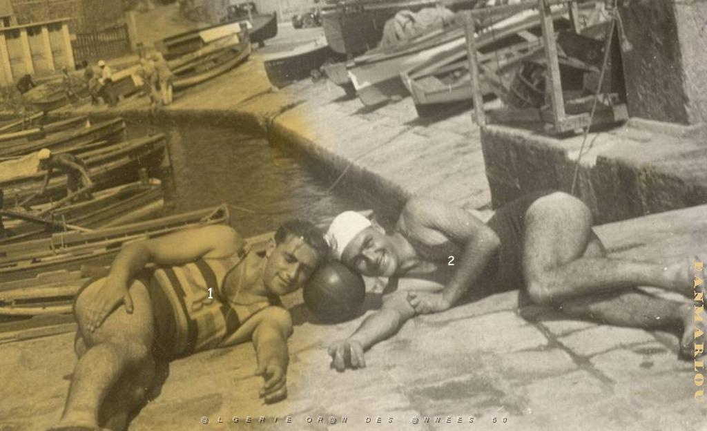 ROGER BRAQUESSAC 1936 ET SON AMI MATEO.JPG